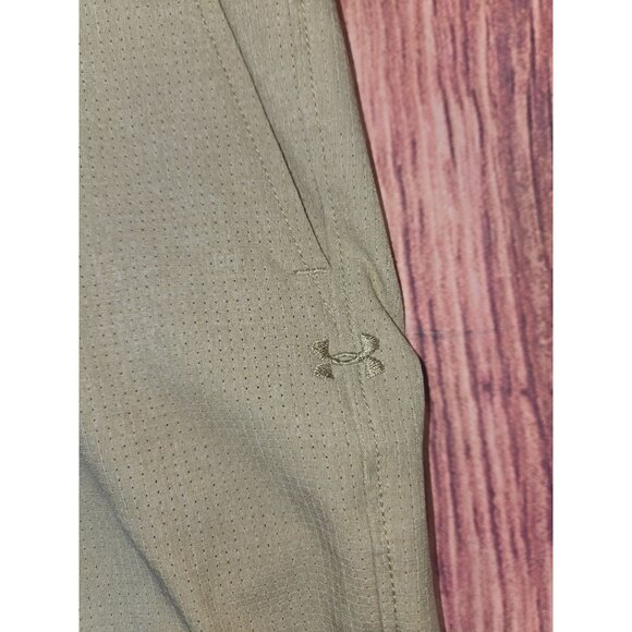 Under Armour Mens Khaki Stretch Golf Pants Size 32/32 Polyester Blend - Picture 7 of 9